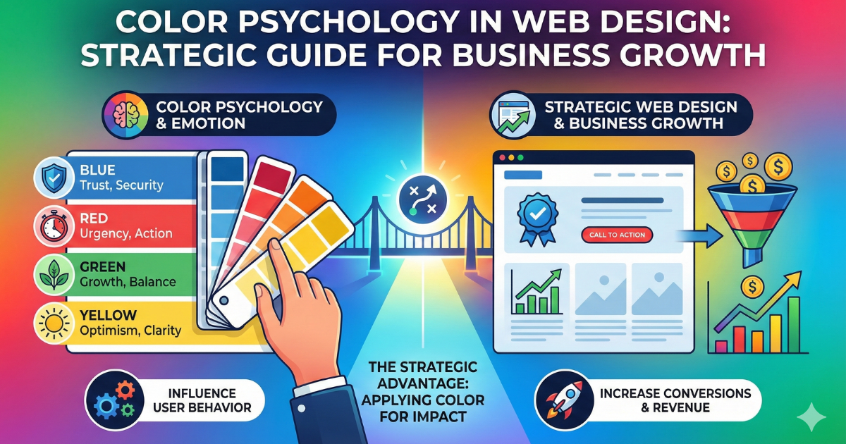 Color Psychology in Web Design: Strategic Guide for Business Growth