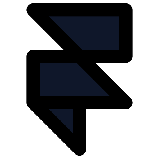 Abstract geometric ribbon design