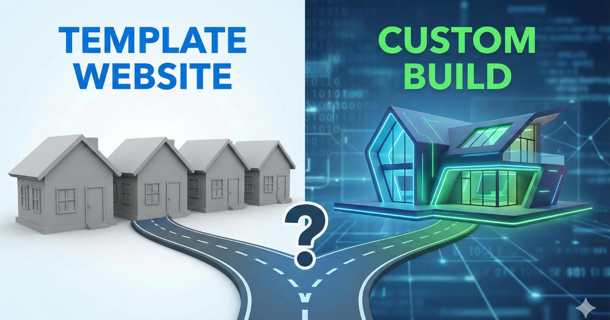Custom Website vs. Template: Finding the Right Balance for Your Budget