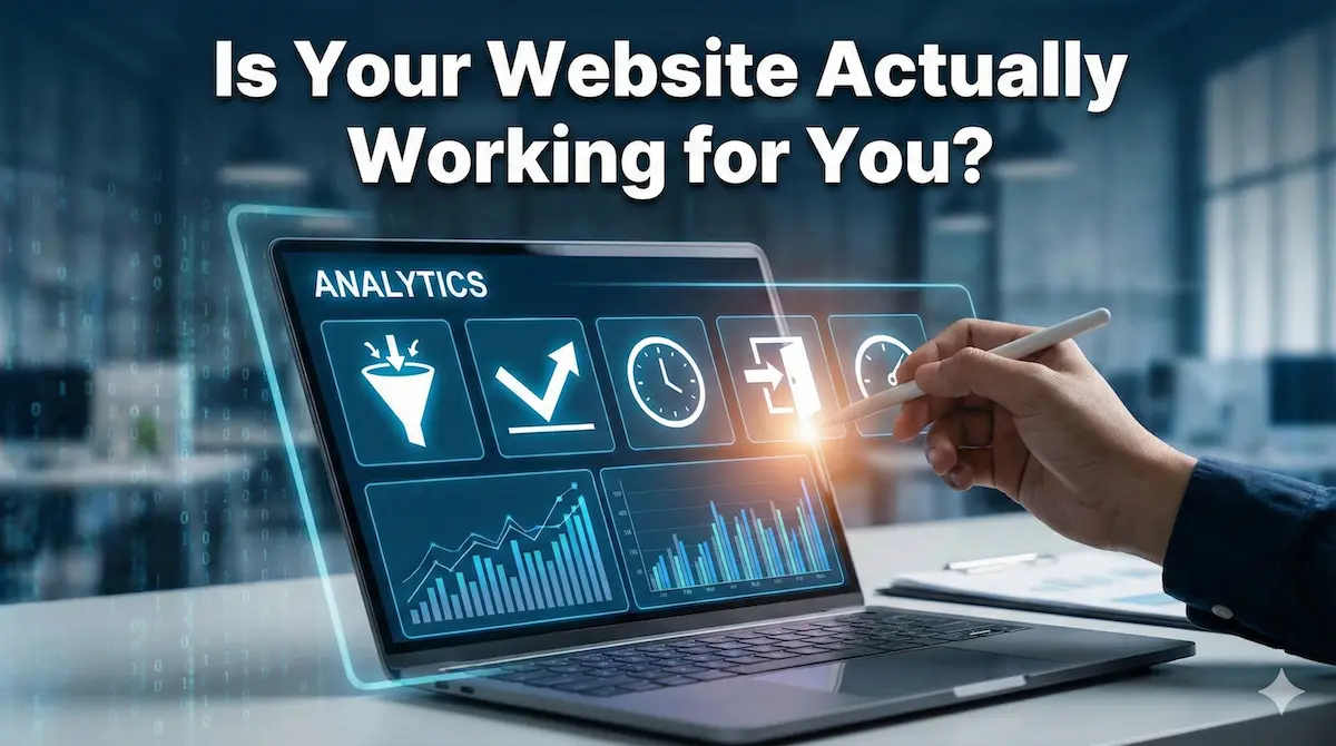 Website analytics and performance dashboard