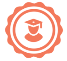 Student graduation cap icon