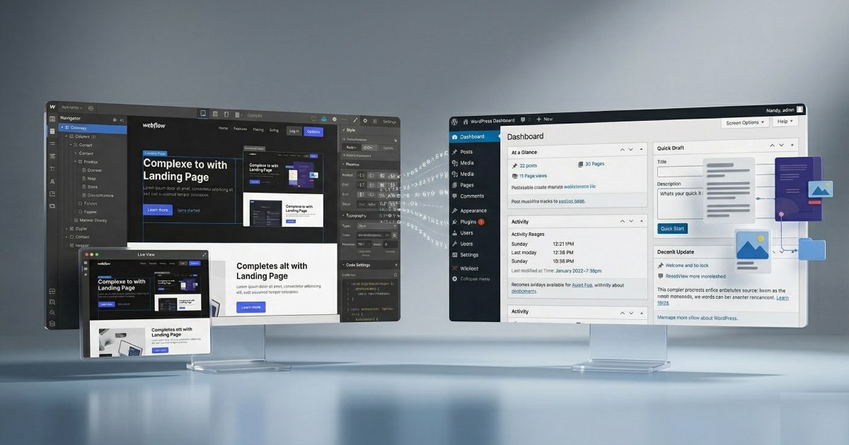WordPress vs Webflow: Which Platform Is Right for Your Business?