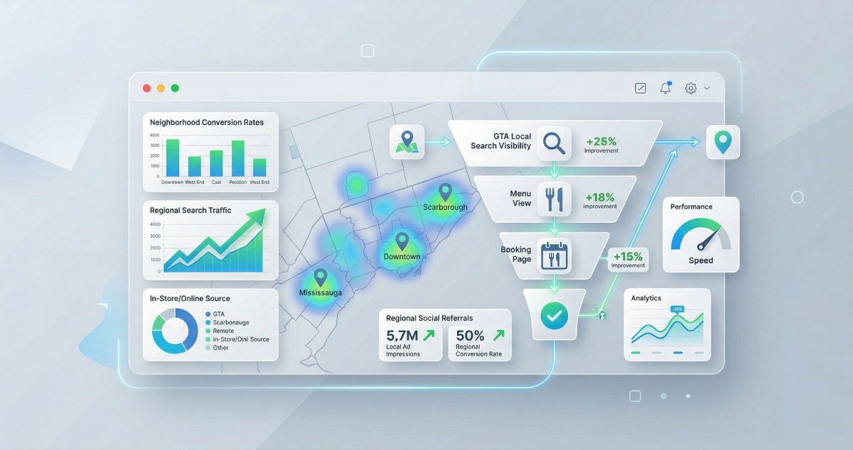 Web Design for Restaurants in the GTA: What Actually Drives More Bookings