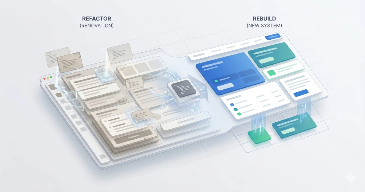 Website Rebuild vs Refactor: When Should You Rewrite Code?